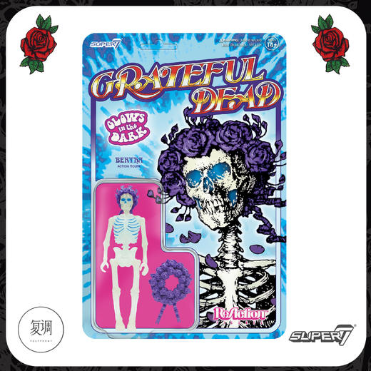 现货 感恩致死 Grateful Dead 夜光  挂卡 商品图3