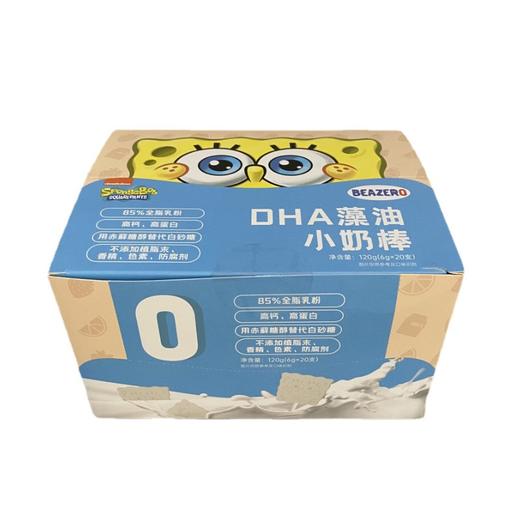 海绵宝宝DHA藻油小奶棒120g 商品图0