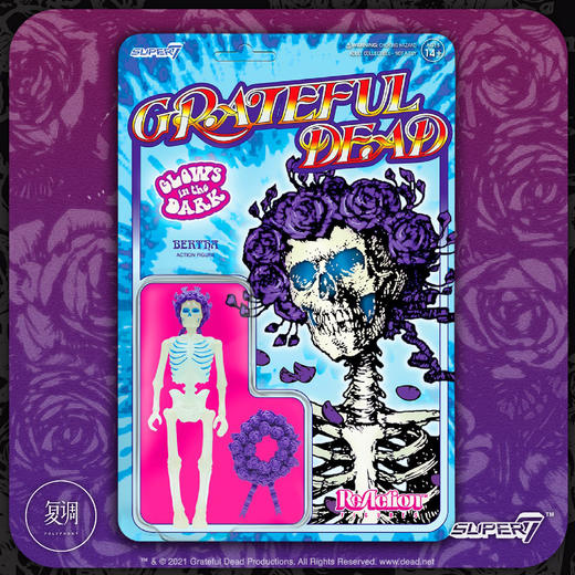 现货 感恩致死 Grateful Dead 夜光  挂卡 商品图1