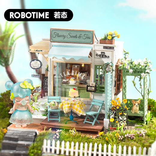 若来小邂逅·花屋DG154diy手工小屋微缩模型小房子别墅木质拼装生日礼物女 商品图2