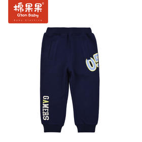 商场同款棉果果春季男童针织运动长裤裤子M112200222097