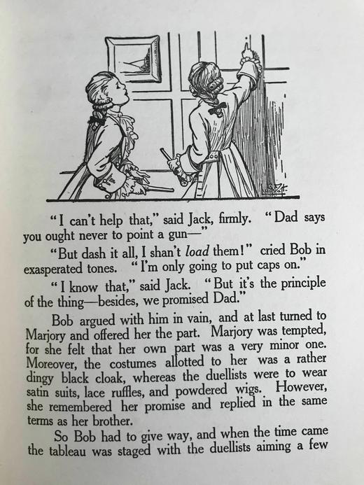 约20世纪早期 快乐故事书 4幅彩色与大量黑白插图 精装16开 商品图7