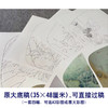 杨冬冬工笔画白描底稿荷花雀鸟一套四幅初学者尺寸35*48厘米TY06 商品缩略图2
