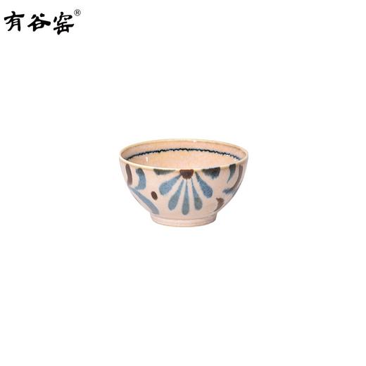 日本进口有谷窑 冲绳蓝菊草12CM饭碗B2109 商品图0