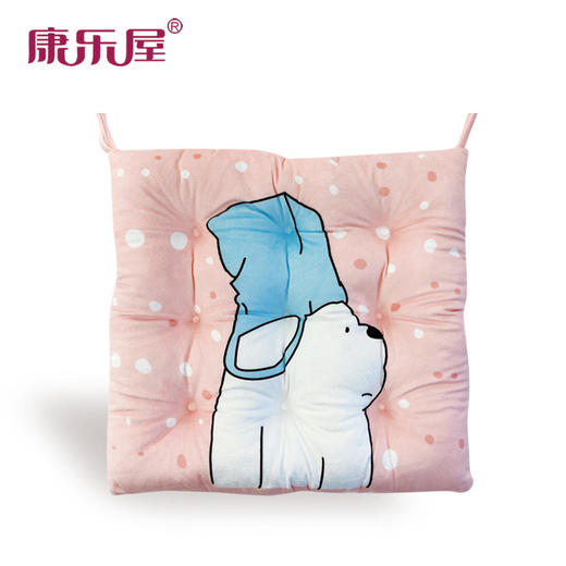 康乐屋印花九孔方坐垫40*40秋冬新款可爱印花9孔坐垫 学生垫办公室坐垫 商品图7