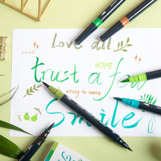 慕那美进口双头彩色软头笔04038 商品图4