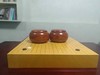 围甲套装：6厘米厚新榧实木棋盘+老云子+金丝栗木罐+手提袋。 商品缩略图0