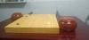 围乙套装：4厘米厚新榧实木棋盘+老云子+金丝栗木罐+手提袋。 商品缩略图0