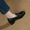 圆头复古低跟简约单鞋，乐福鞋一脚蹬小皮鞋 MT-MD7729 商品缩略图4