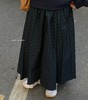 ichi炭黑条纹/蓝条纹/绿格纹半裙 商品缩略图10