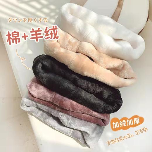 【百搭纯色 棉+羊绒保暖百分】A类加绒超厚双针两用裆婴幼儿小童宝宝打底裤羊绒纯色竖条连体裤袜 商品图3