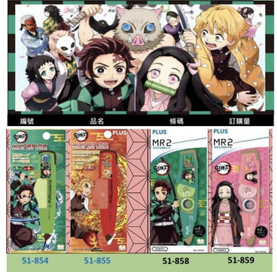 日本PLUS普乐士鬼灭之刃联名款限定修正带学生涂改带炭治郎祢豆子杏寿郎限定大容量修正带 商品图3