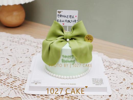 1027CAKE | 少女心 翻糖蝴蝶结 绿色系 商品图2