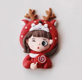 圣诞软陶男孩/女孩
