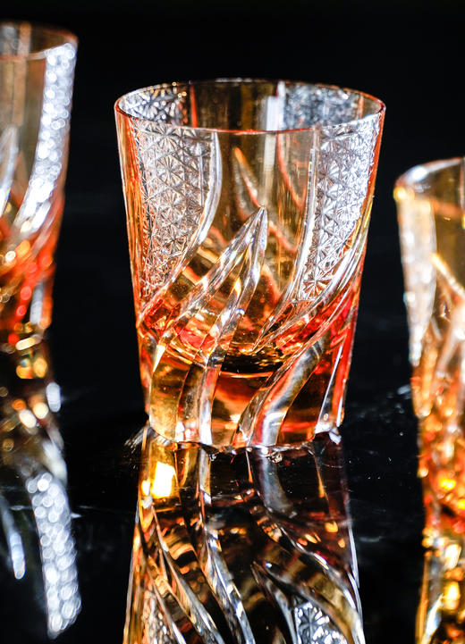 水晶威士忌杯绿、琥珀2款，货号【C85-105-B7E】规格：83*83*105mm 商品图3