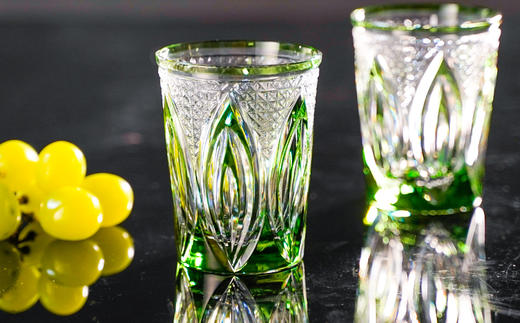 水晶威士忌杯绿、钴蓝2款，货号【C85-105-B7I】规格：83*83*105mm 商品图7