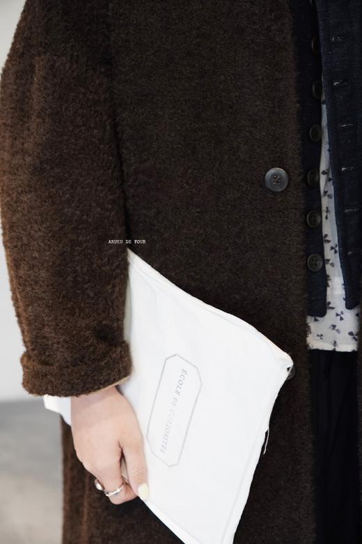 ECOLE DE CURIOSITES 羊毛平纹针织中性外套(Made in Italy) 商品图5