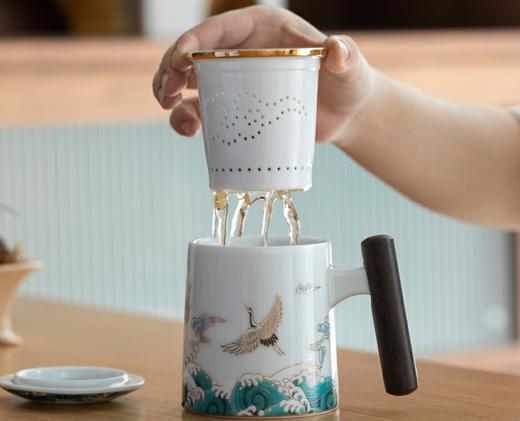瑞鹤泡茶杯，品味香茗，慢享时光 商品图2