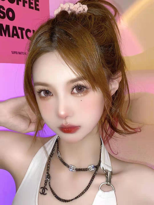 《镇店款》Agenscolor-马卡龙粉色14.5mm 【年抛 0-1000度 无525/575】 商品图3