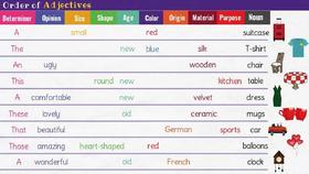 Put Adjectives in the Correct Order