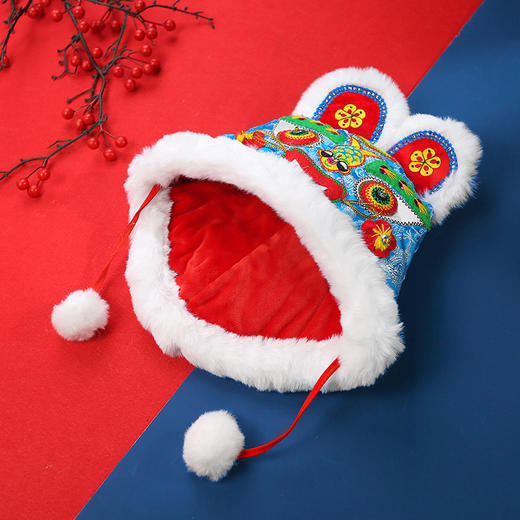 手艺人手工缝制宝宝虎头帽 商品图7