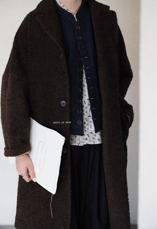 ECOLE DE CURIOSITES 羊毛平纹针织中性外套(Made in Italy) 商品图1