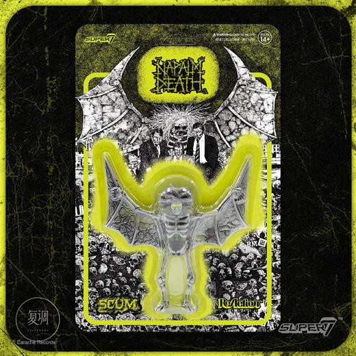 现货 Super7 死亡汽油弹 Napalm Death 乐队挂卡 系列1 Scum Demon 商品图1