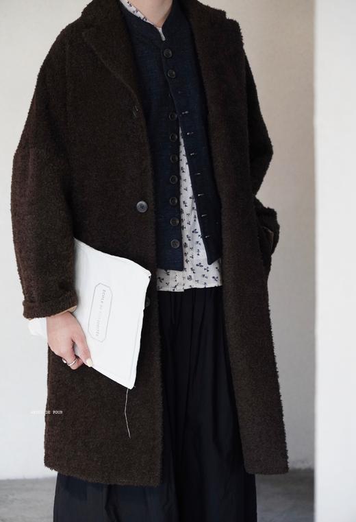 ECOLE DE CURIOSITES 羊毛平纹针织中性外套(Made in Italy) 商品图7