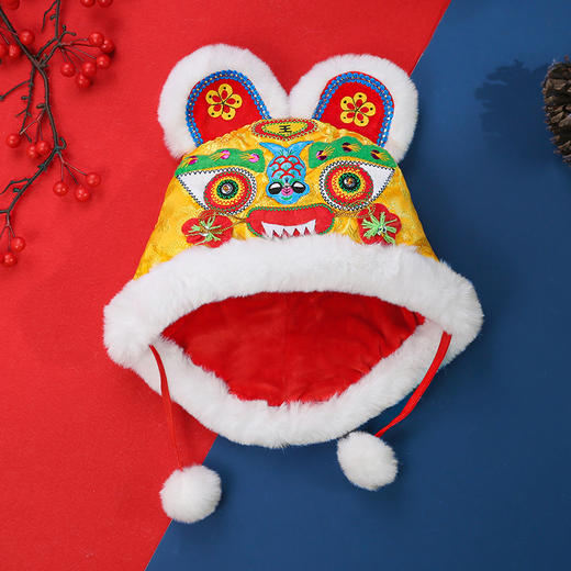 手艺人手工缝制宝宝虎头帽 商品图6