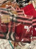 burberry专柜级经典羊绒格子围巾-酒红色 商品缩略图2