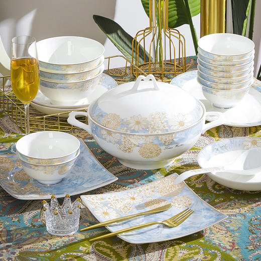 凰家骨瓷50头时光漫步套装 商品图1