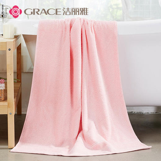 洁丽雅浴巾纯棉 成人家用全棉吸水不掉毛厚实可当盖毯毛巾被洗澡酒店专用 商品图5