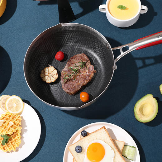 康巴赫第五代316不锈钢煎锅 28CM JQR 商品图5