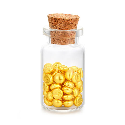 黄金 1克金豆豆  1克金瓜子 1克金心 1克金五角星  Au9999  送礼 攒金 收藏 商品图4