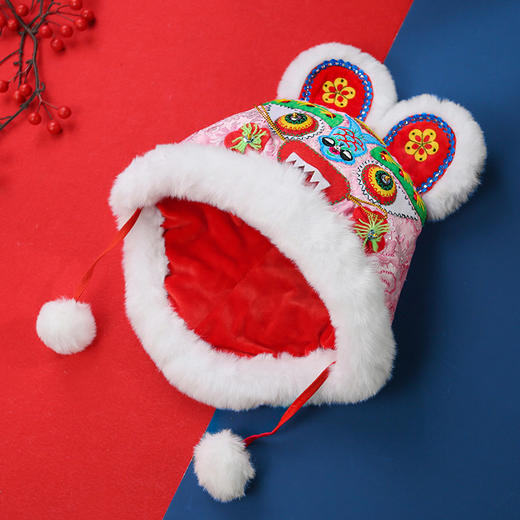 手艺人手工缝制宝宝虎头帽 商品图14