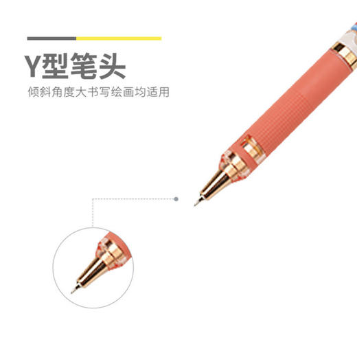 晨光航海王甜品派对自动铅笔QMPJ6903黑0.5学生用 商品图3