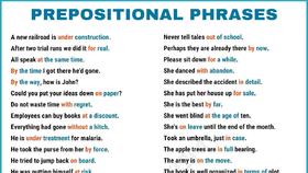 What Is A Prepositional Phrase