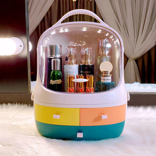 KAMAN化妆品收纳盒 桌面首饰盒护肤品整理盒 商品图0