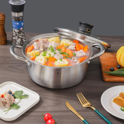 康巴赫第五代蜂窝不锈钢汤锅JQR 商品图3