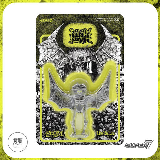 现货 Super7 死亡汽油弹 Napalm Death 乐队挂卡 系列1 Scum Demon 商品图4
