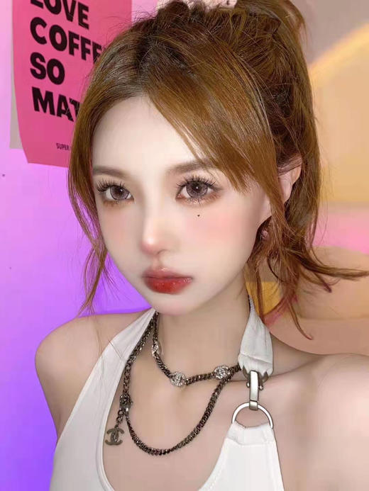 《镇店款》Agenscolor-马卡龙粉色14.5mm 【年抛 0-1000度 无525/575】 商品图5