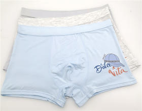 MH竹纤维男童平角裤2条装35117