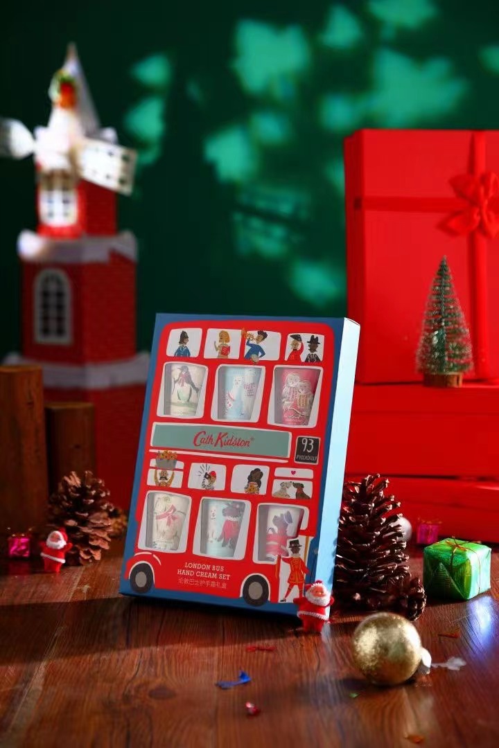 【教师节礼遇*送礼袋】 Cath Kidston伦敦巴士护手霜礼盒