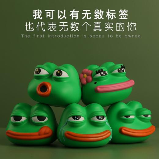 小刘鸭悲伤蛙联名款正版周边慢回弹解压玩具捏捏乐公仔可爱办公室玩具 商品图5