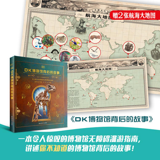 DK博物馆背后的故事+那些重要的探险之旅（全2册）赠送地图2张 5岁+向你讲述博物馆背后的故事 商品图8