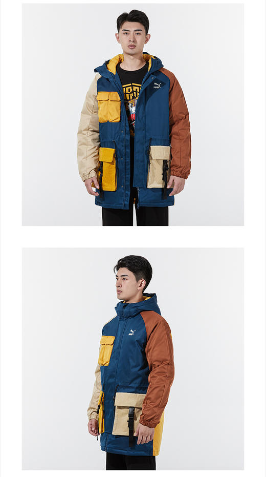 PUMA彪马男装新款运动服舒适休闲保暖防风连帽羽绒服外套534676-65 商品图0