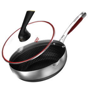 康巴赫第五代316不锈钢煎锅 28CM JQR