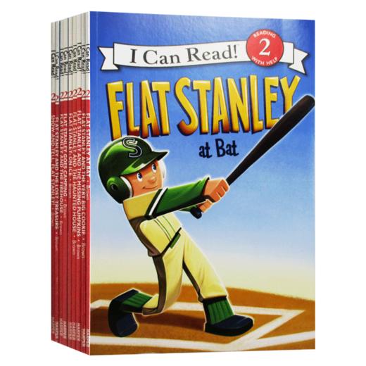 I Can Read Level 2第二阶段 扁平斯坦利系列 9册套装 英文原版 Flat Stanley 冒险男孩纸片人史丹利 美国少儿分级读物 英文版原版 商品图3