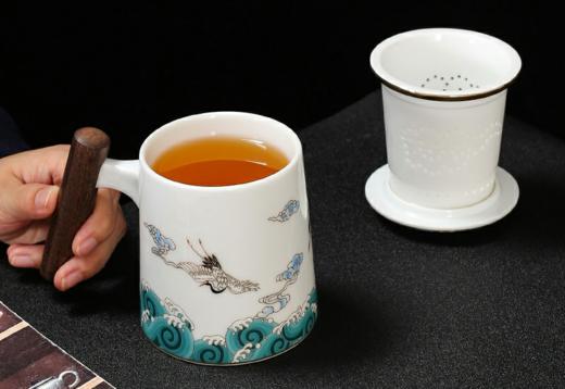 瑞鹤泡茶杯，品味香茗，慢享时光 商品图3