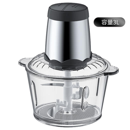 Meat grinder 维宁 304不锈钢绞肉机家用双层四刀双档搅碎机大容量全钢机身粉碎机 商品图8
